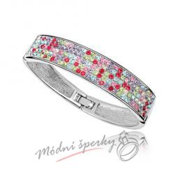 Náramek s krystaly Swarovski Elements Strong - multicolor