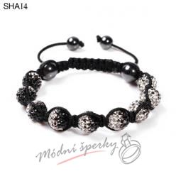 Shamballa náramek black rainbow