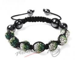 Shamballa náramek green rainbow